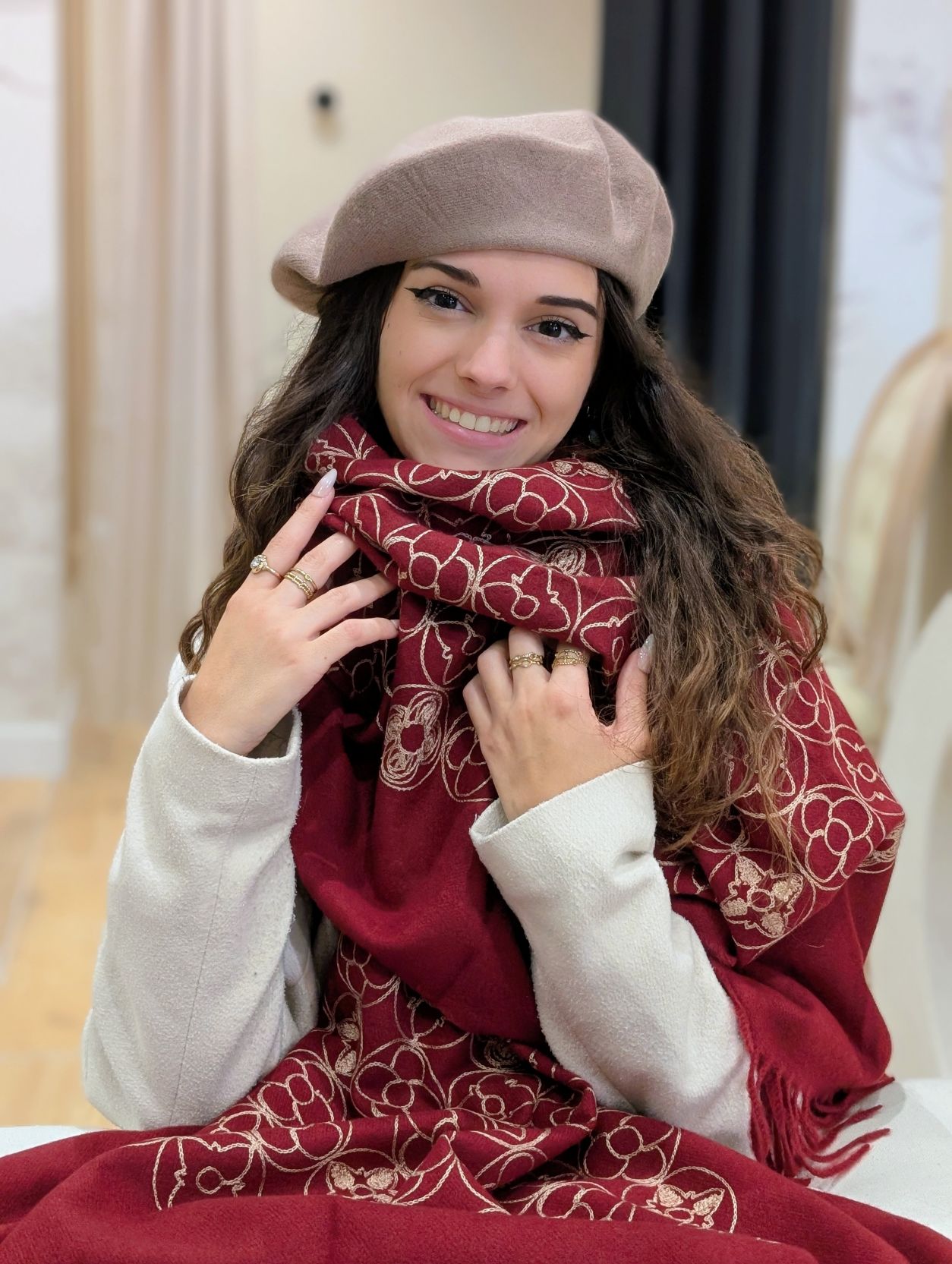 Béret Uni Taupe – Image 4