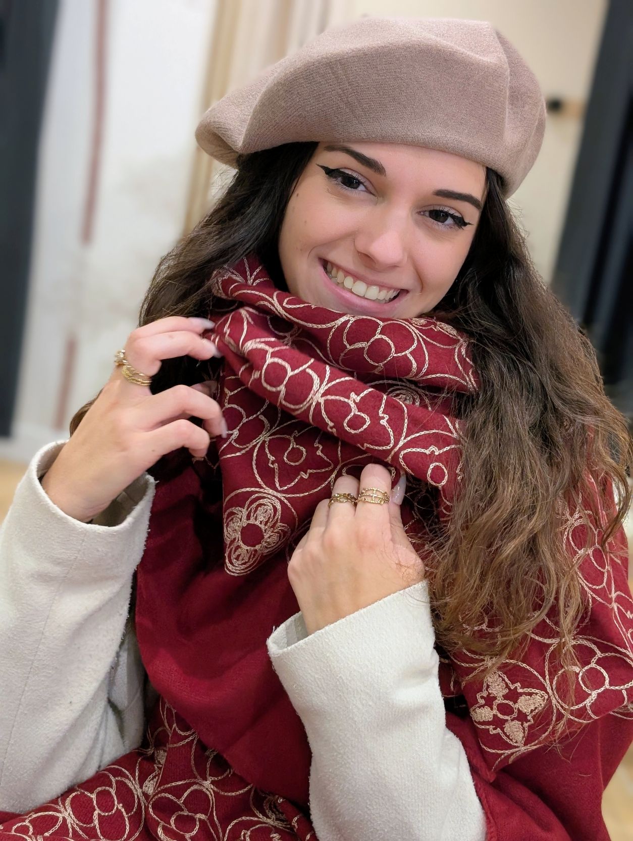 Béret Uni Taupe – Image 2