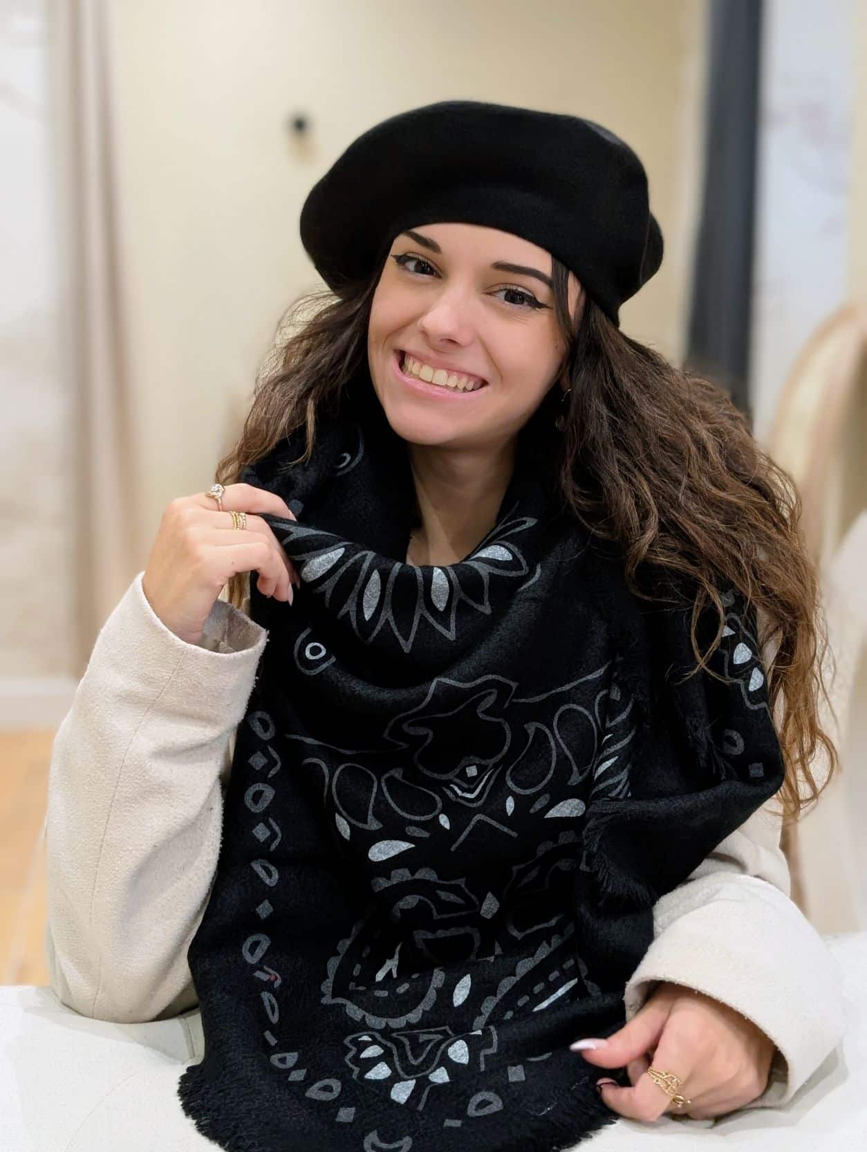 Echarpe Nina Black – Image 2