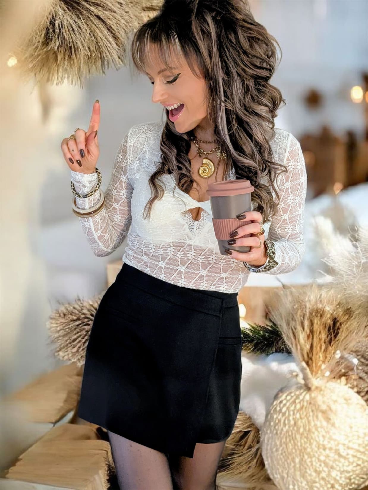 Top Alix Beige