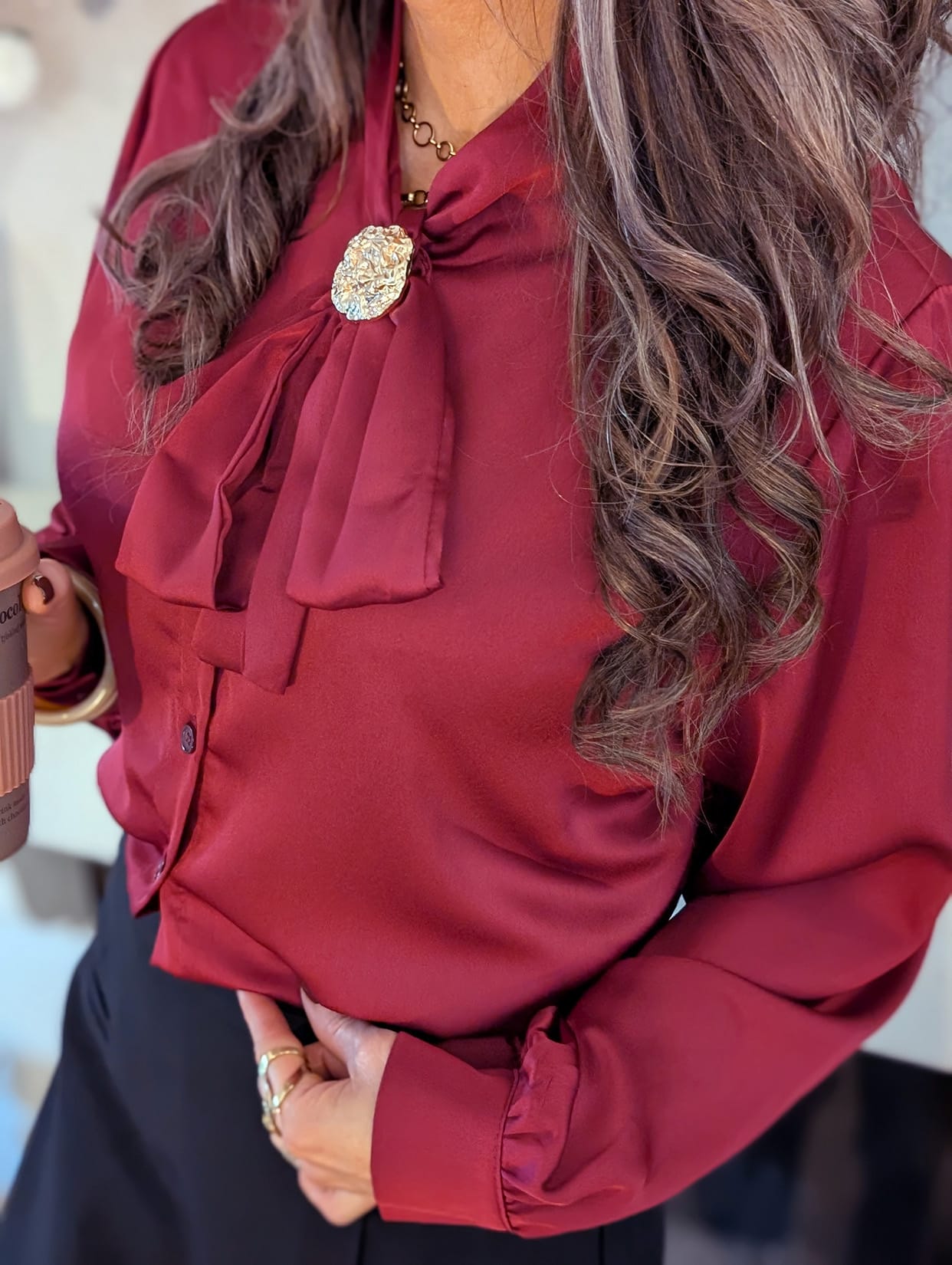 Chemisier Venus Bordeaux – Image 7