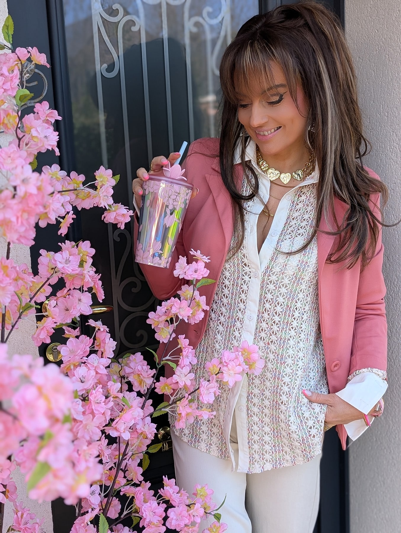 Blazer Yarol Vieux Rose – Image 5