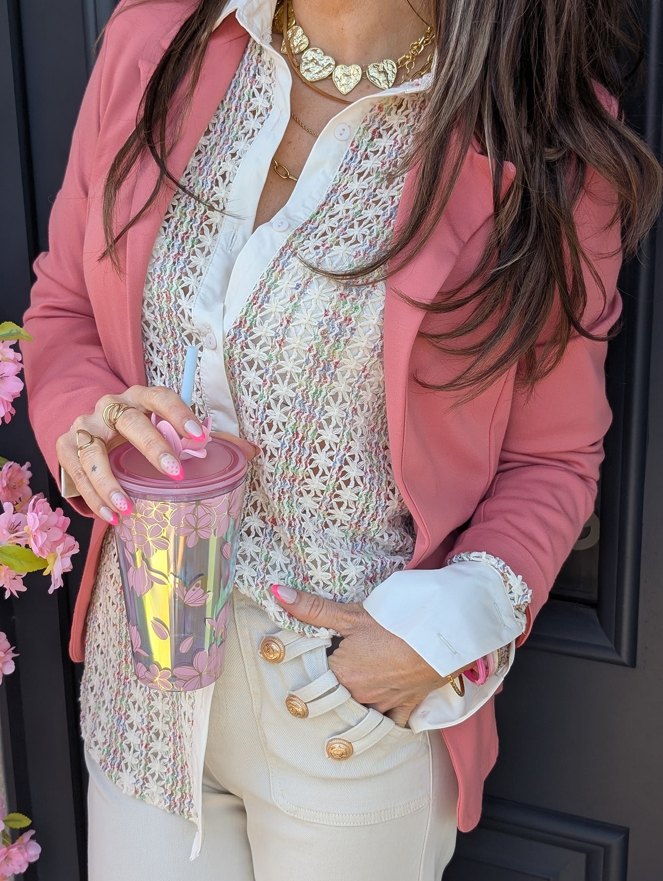 Blazer Yarol Vieux Rose – Image 6