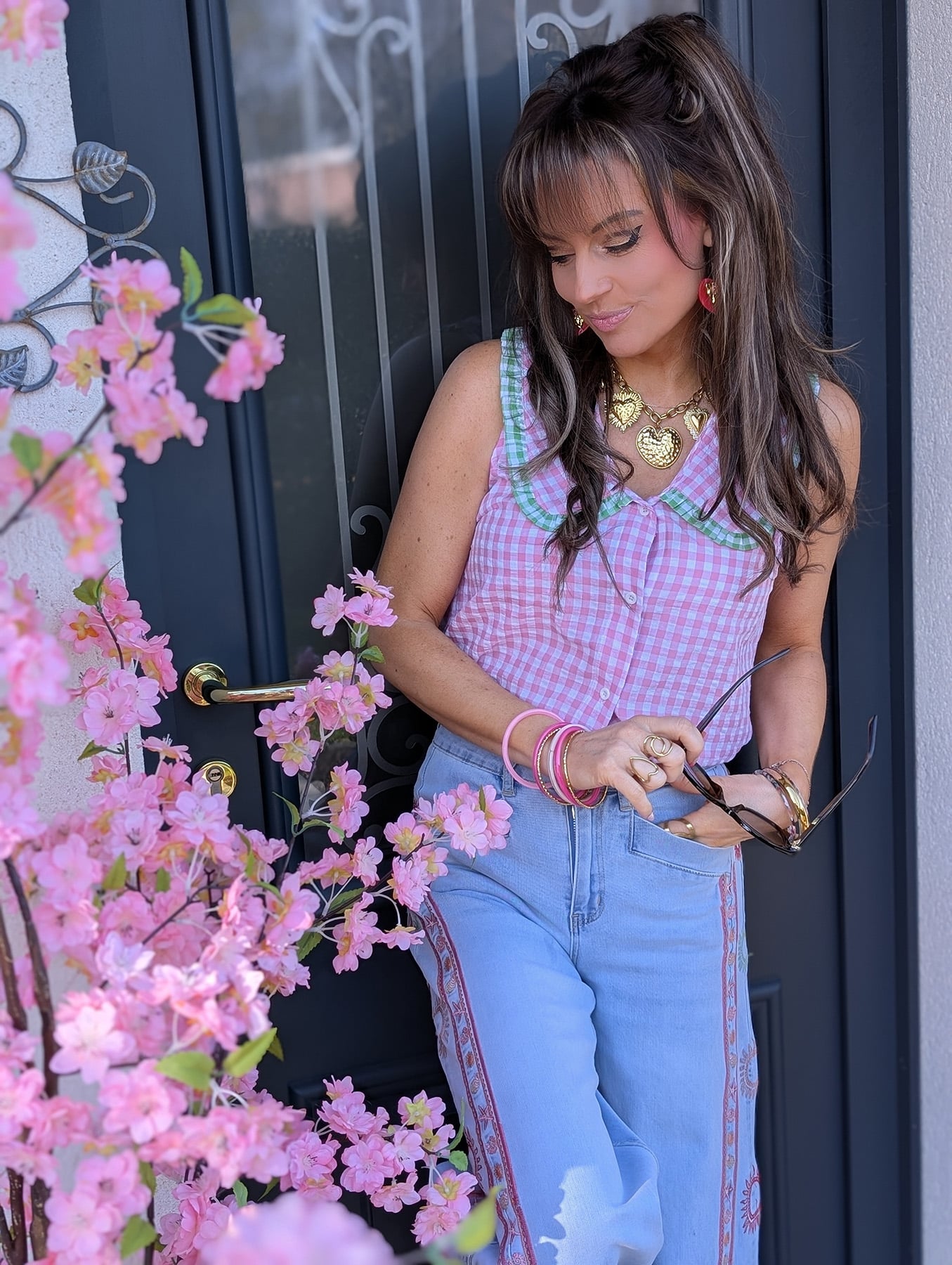 Chemise Vichy Rose – Image 3