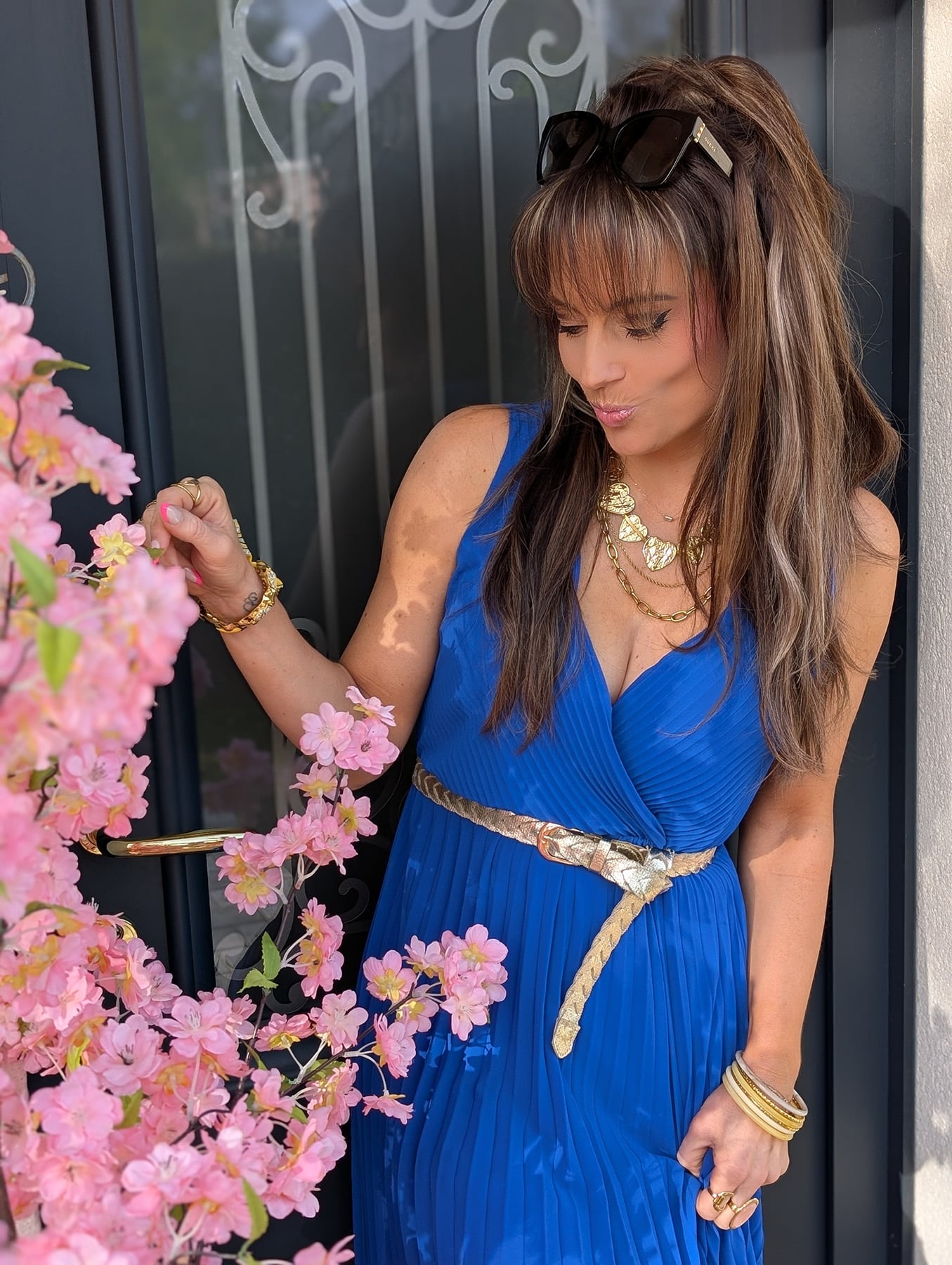 Robe Éléanore Bleu Roi