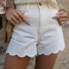 Short Meelone Blanc