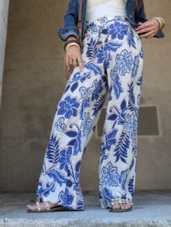 Alternative view of Pantalon Loïs Bleu