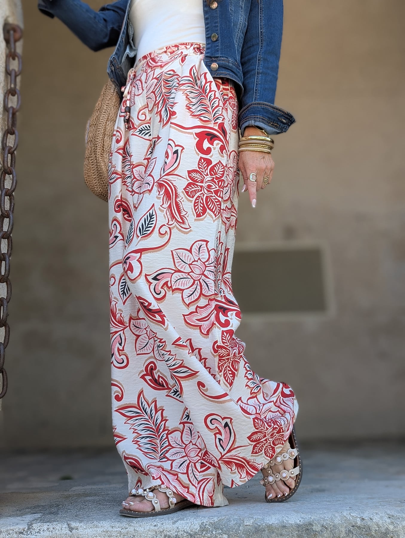 Pantalon Loïs Rouge – Image 3