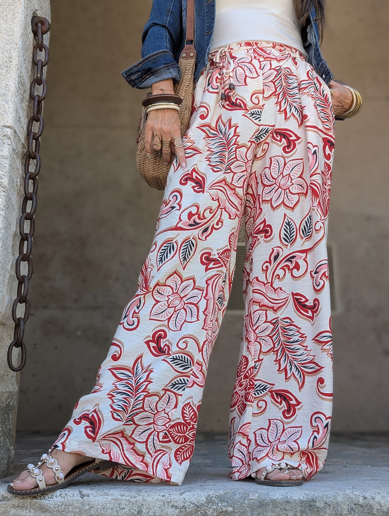 Pantalon Loïs Rouge – Image 2