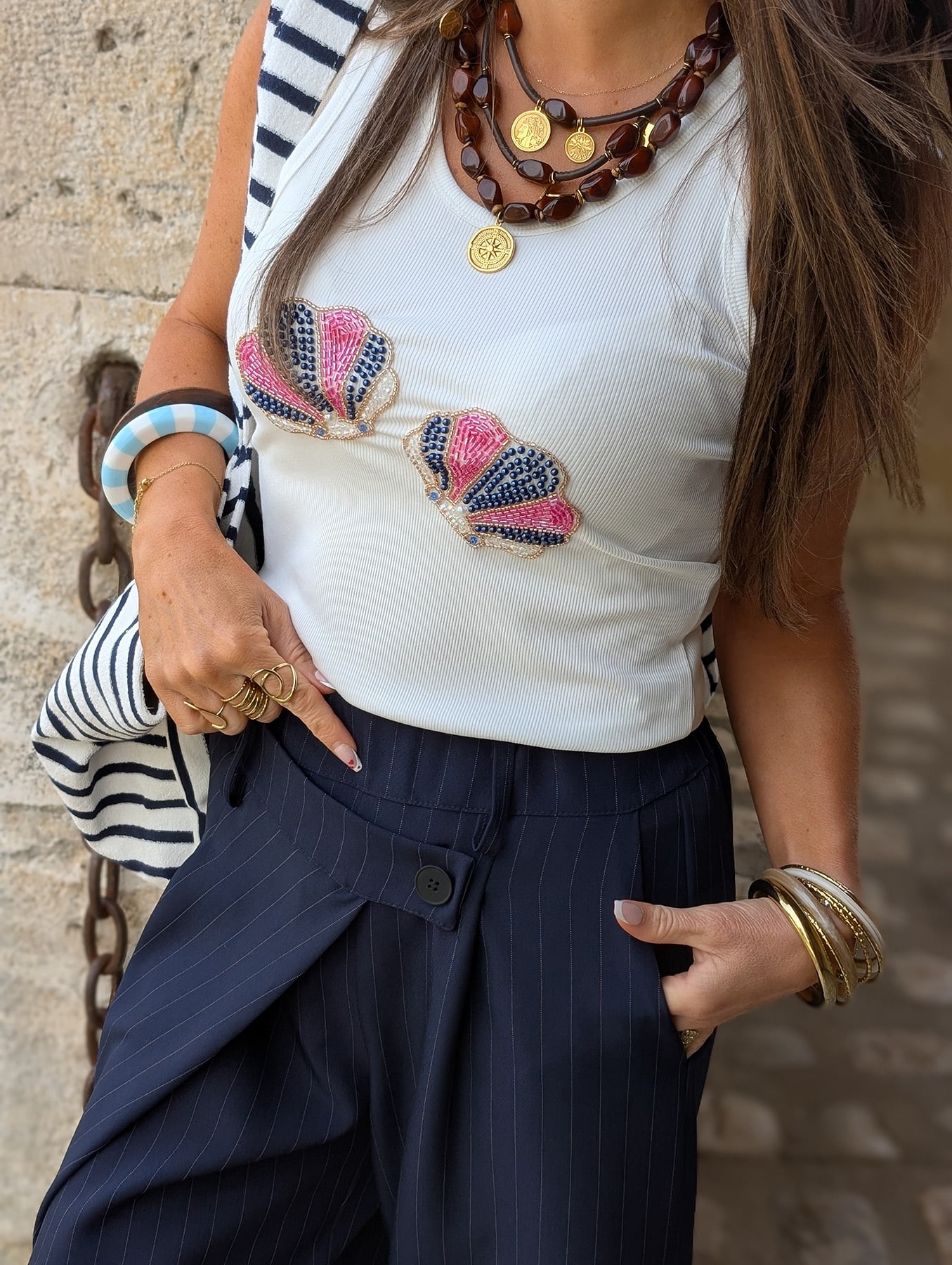 Pantalon Maxine Marine – Image 5