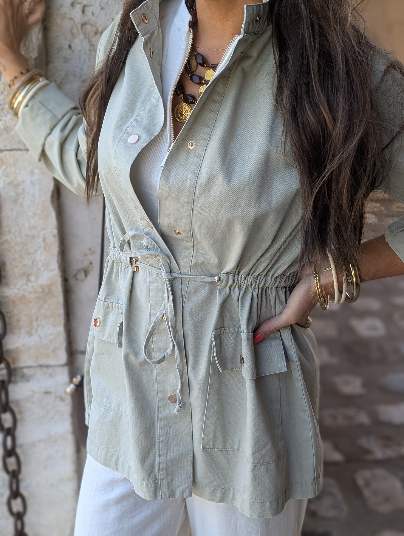 Veste Esia Kaki – Image 5